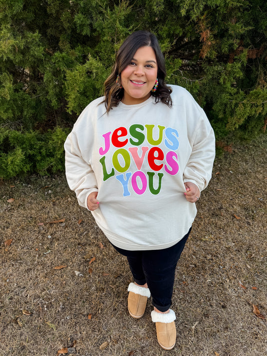Jesus Loves You Pullover