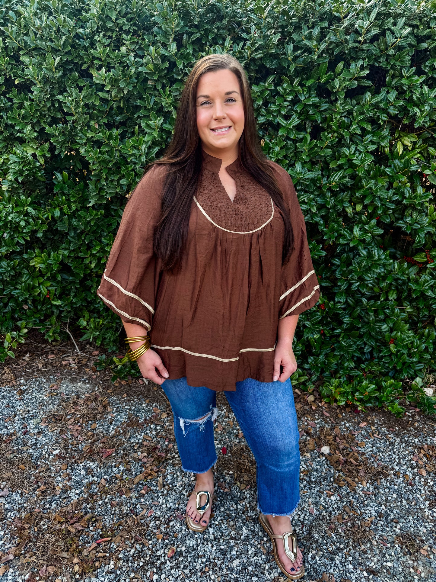 Curvy Autumn Memories Top