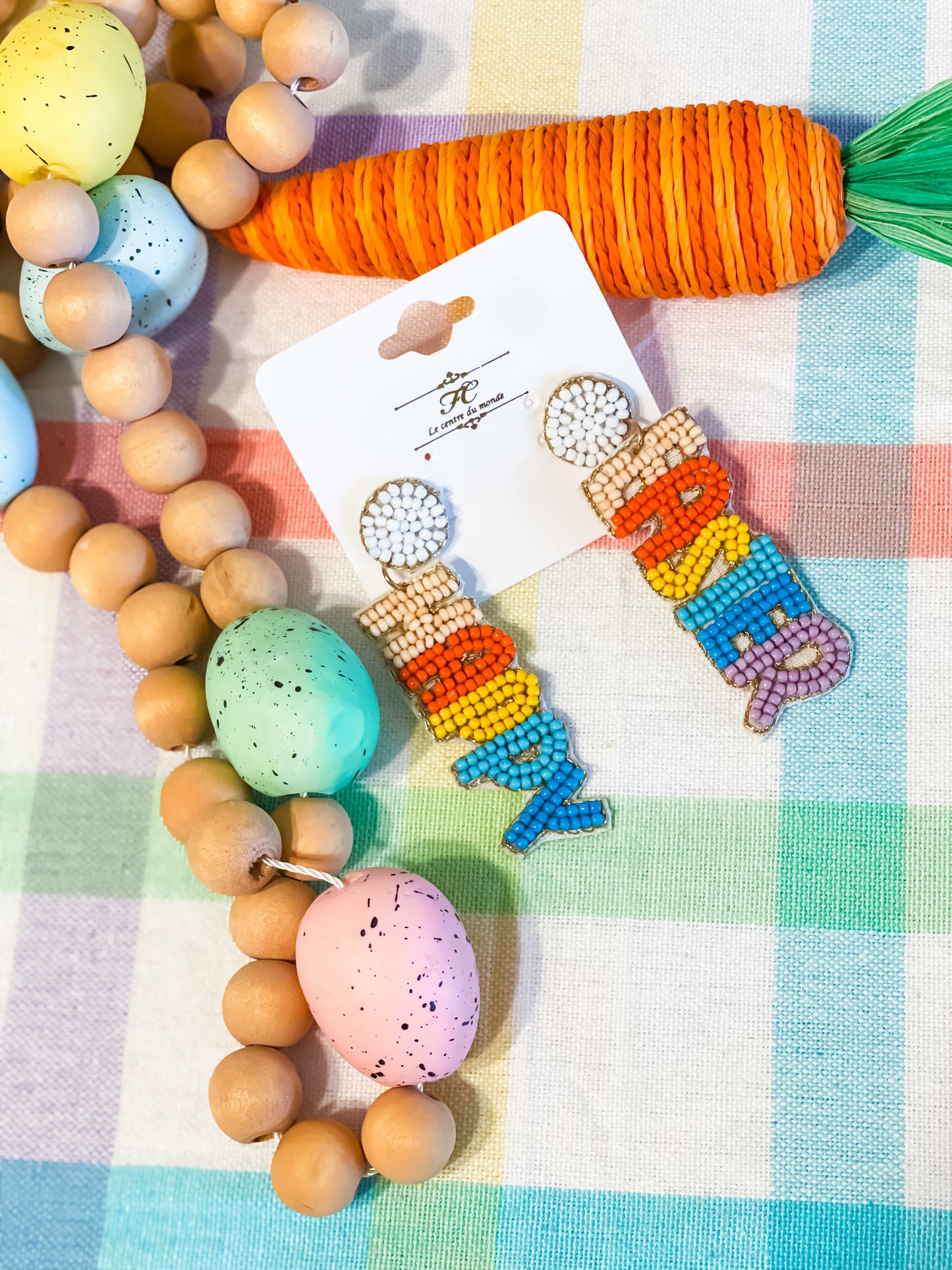 Boho Happy Easter Earrings