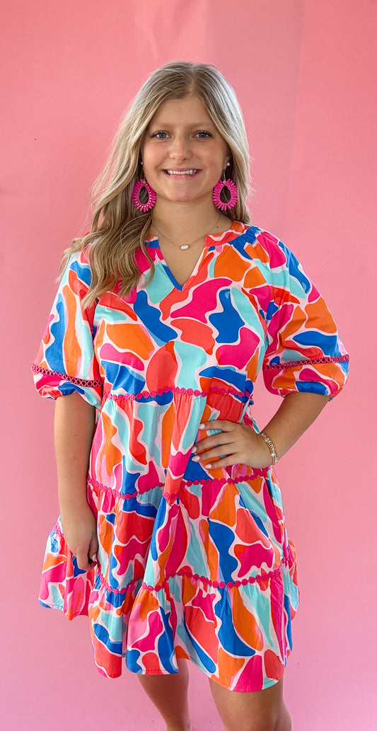 Cool Waters Palmer Dress