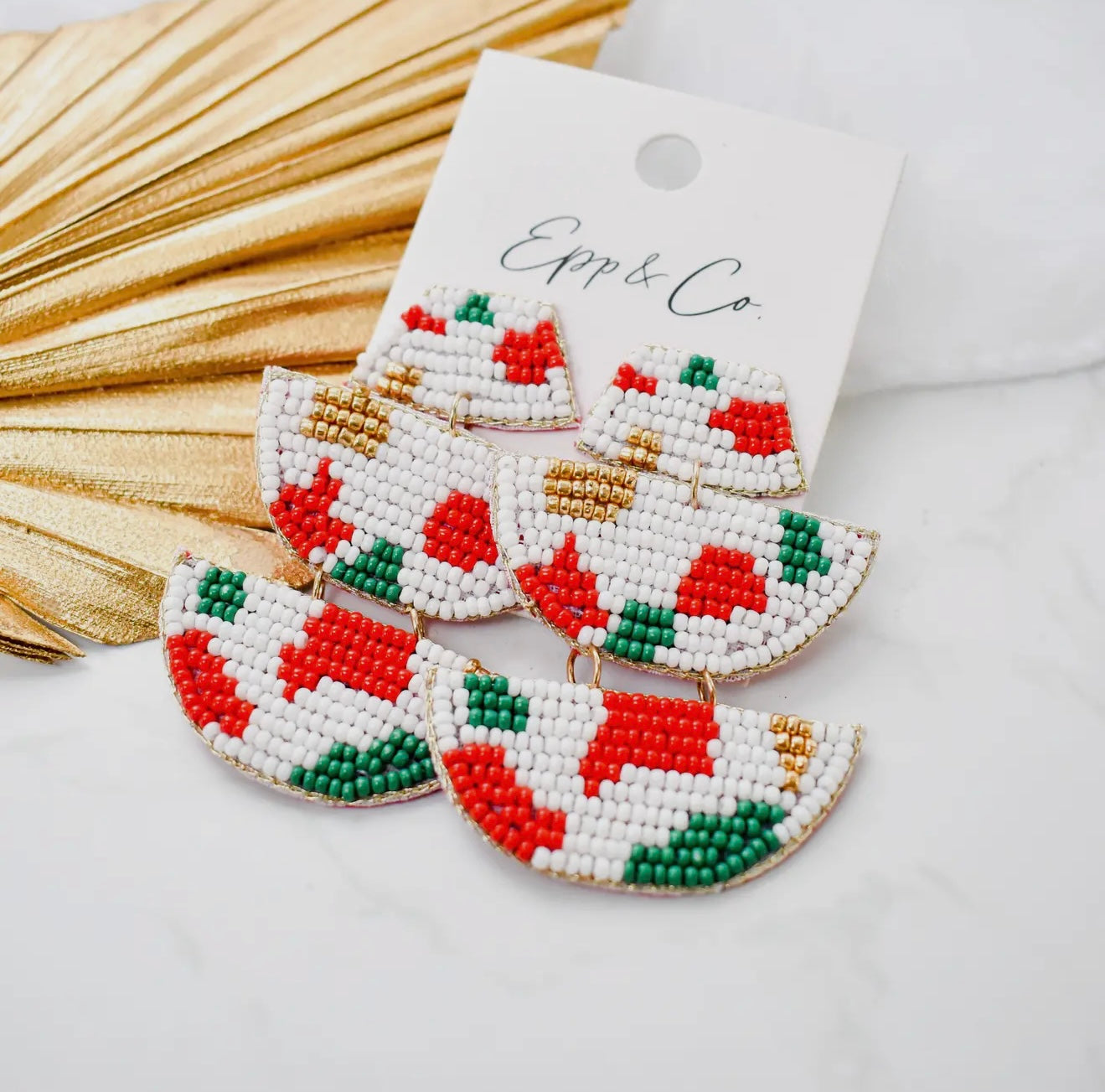 Christmas Trifecta Drop Earrings