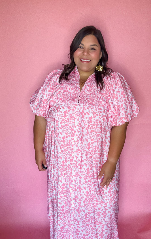 Curvy So Ditsy Midi Dress