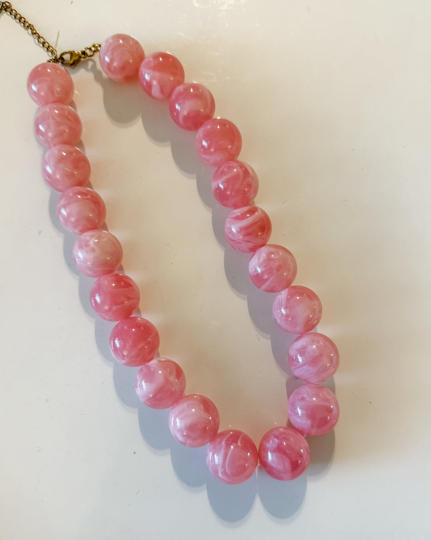 Hart Designs | Rose Marbled Beaded Necklace