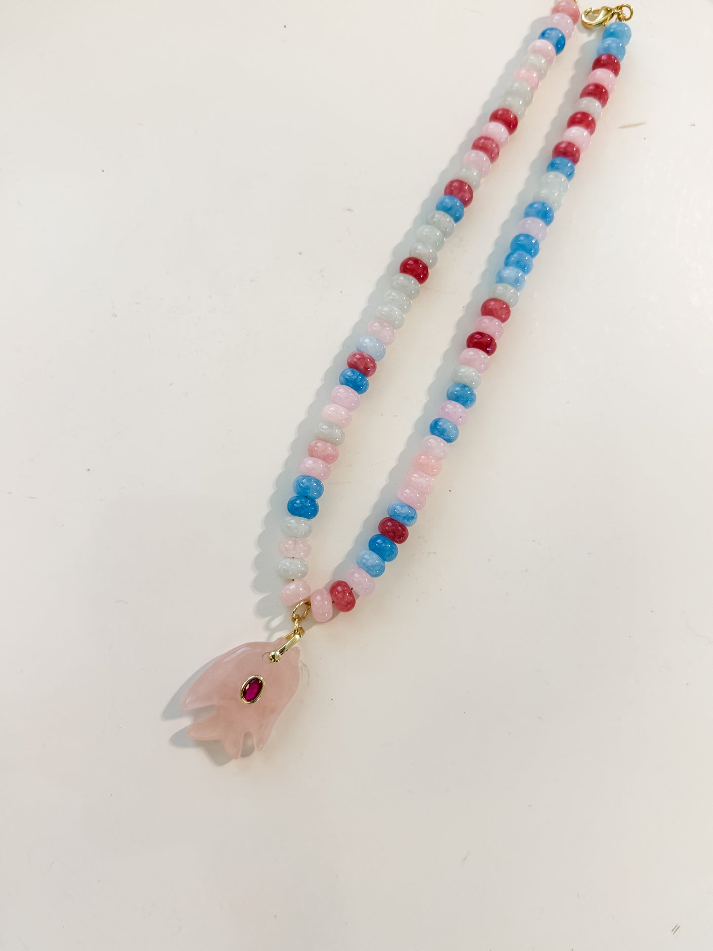 Hart Designs | Cotton Candy Fish Necklace