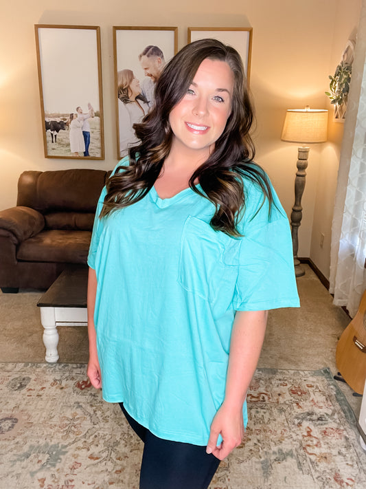 Basic Betty Top in Mint