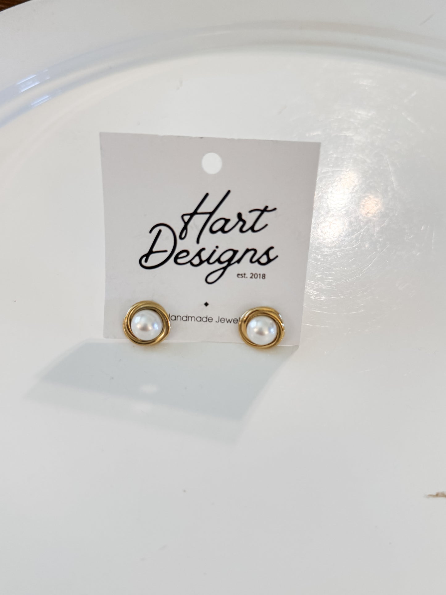 Hart Designs | Pearl Studs