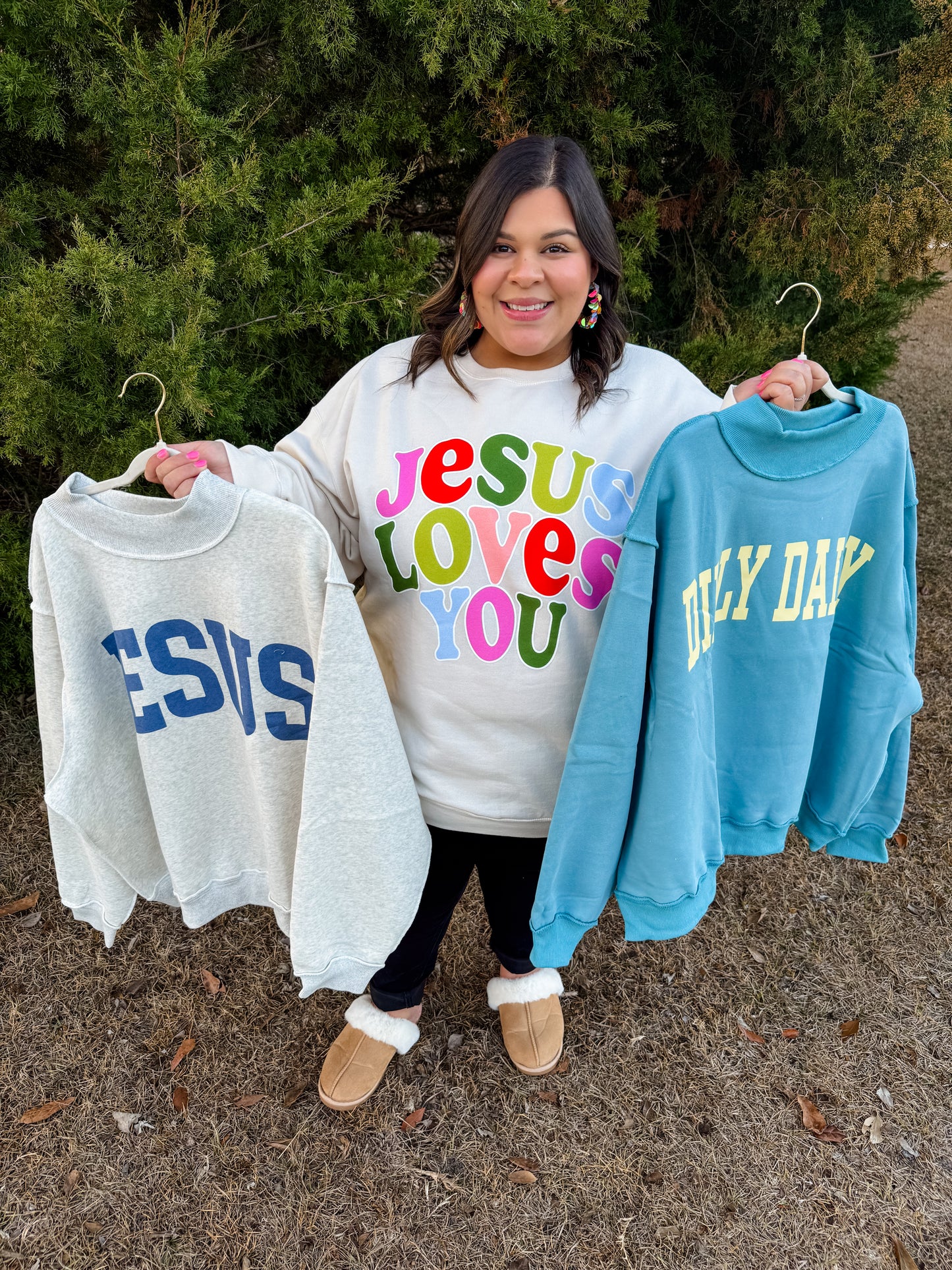 Dilly Dally Mockneck Pullover