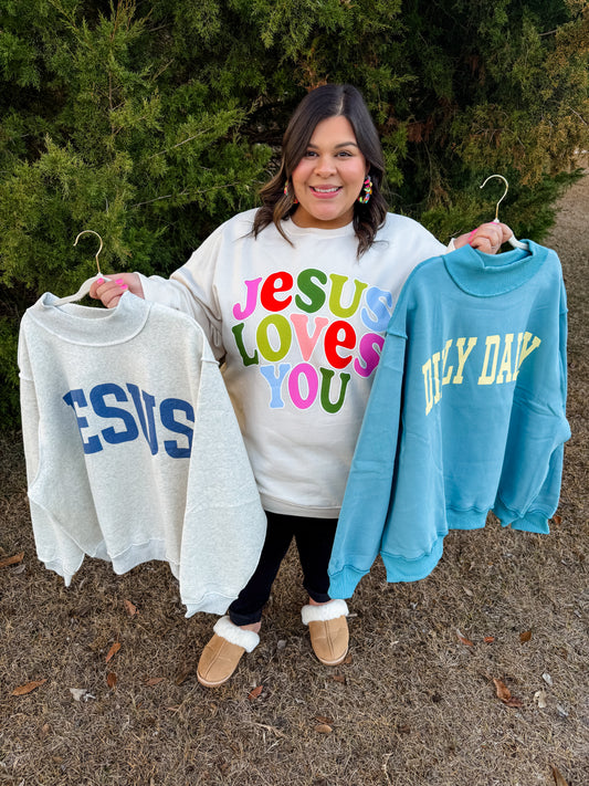 Dilly Dally Mockneck Pullover