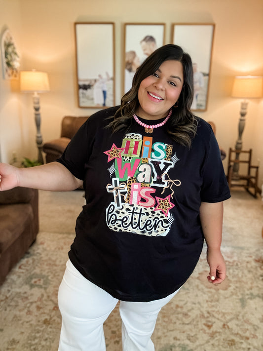 His Way Graphic Tee