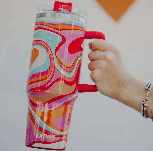 Groovy Swirls Tumbler