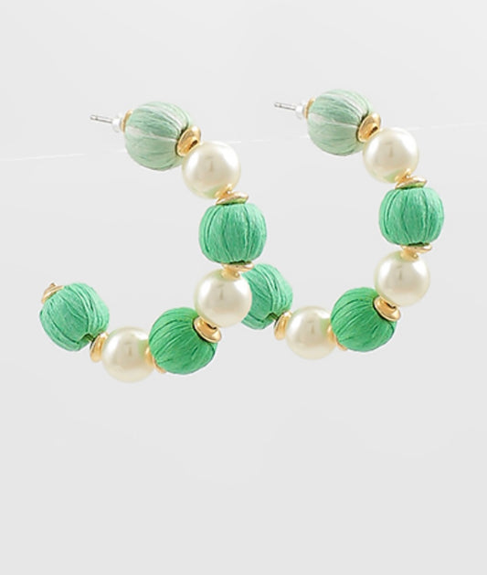 Cutesy Color Hoops in Green