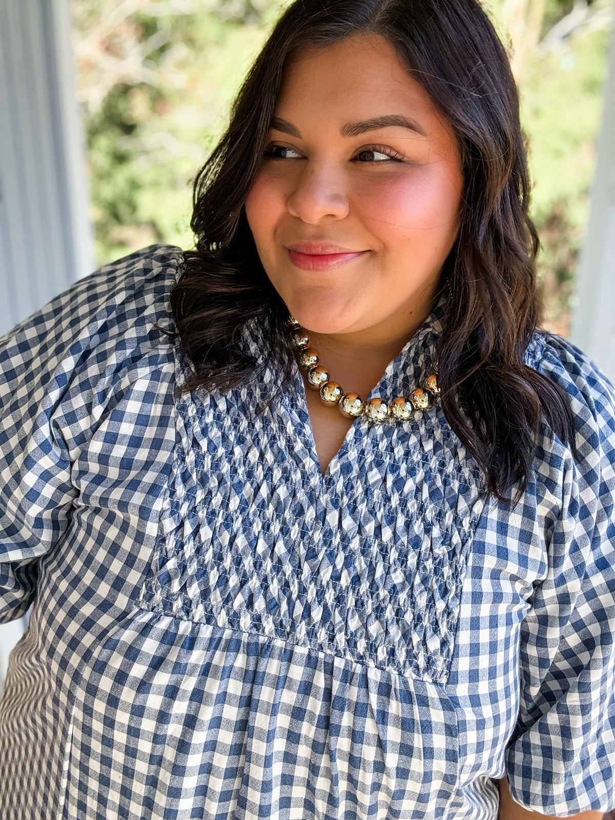 Curvy Plaid About Fall Midi Dress