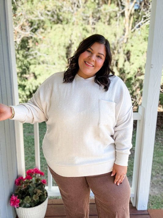 Cream Cozy Season Sweater