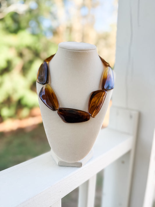 The Sharon Necklace | Tortoise