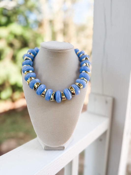 The Collins Necklace | Sky Blue