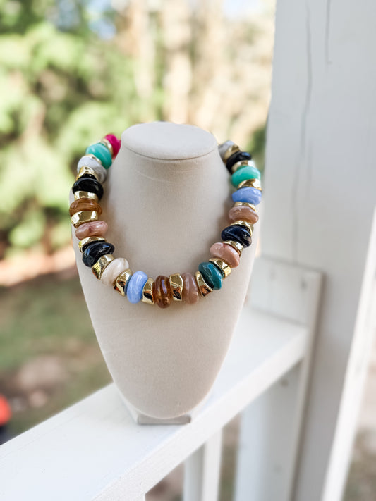The Collins Necklace | Muted Tones