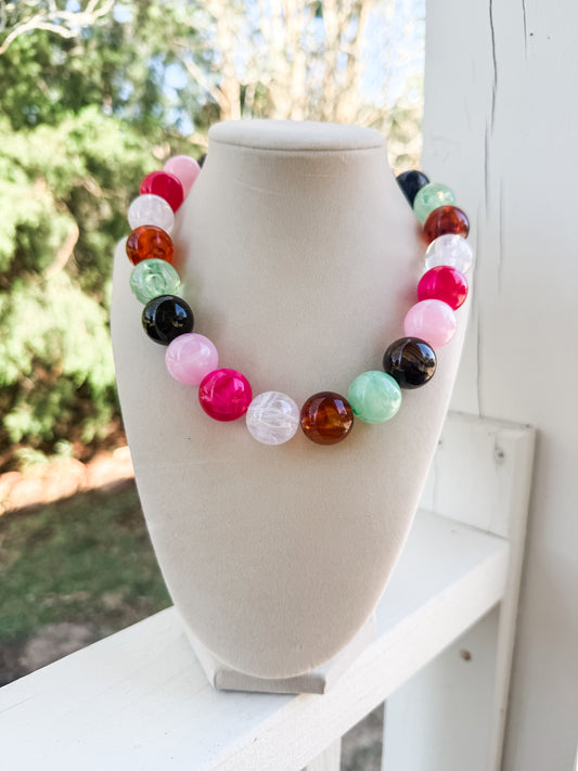 The Mara Necklace | Pink Party Mix