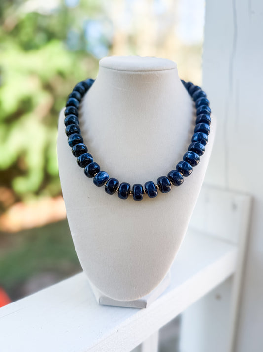 The Sami Necklace | Navy
