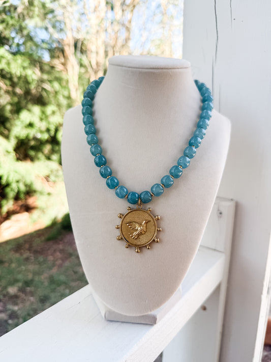 Take Flight Necklace | Blue