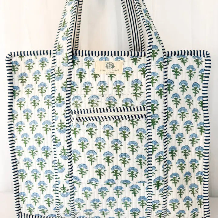 Carolina Large Zipper Tote