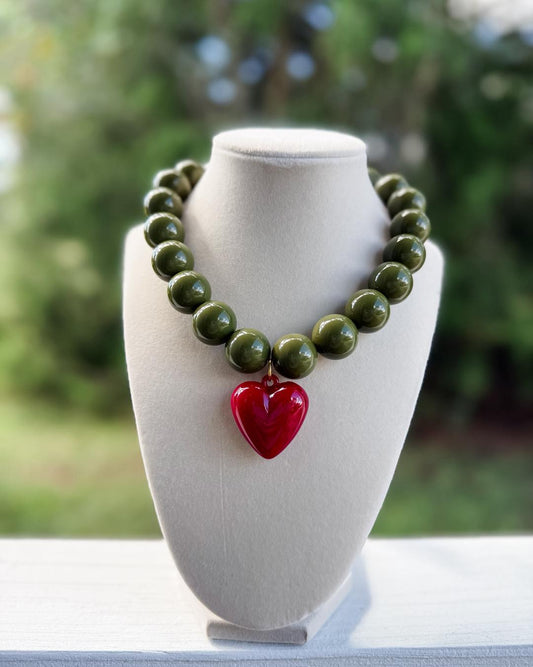 Martini Beaded Necklace
