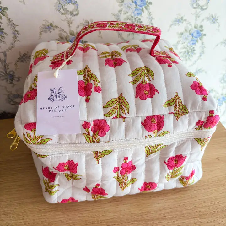 Magnolia Luxe Cosmetic Bag Set of 3